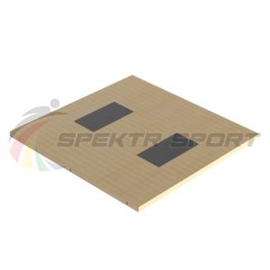 Купить Помост тяжелоатлетический 3х3х0,1м, рез. амортизаторы 1х0,5х0,04м в Лисках 