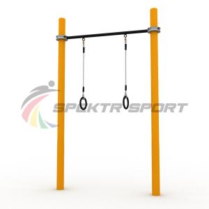 Купить Турник классический для занятий Воркаут с кольцами SP WRK-07 + Rings_76mm в Лисках 