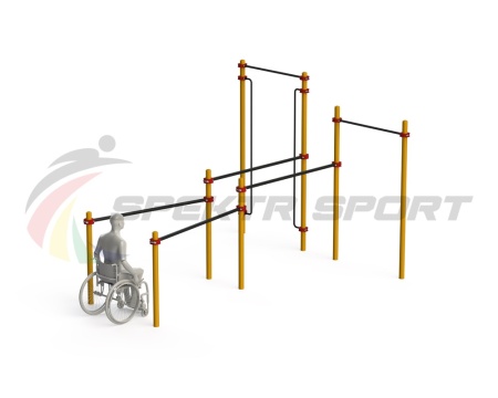 Купить Спортивный комплекс для инвалидов-колясочников WRK-D19_76mm в Лисках 