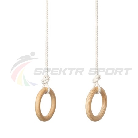 Купить Кольца гимнастические деревянные (фанера 18 мм, покрытие: эмаль, лак или пропитка) в Лисках 