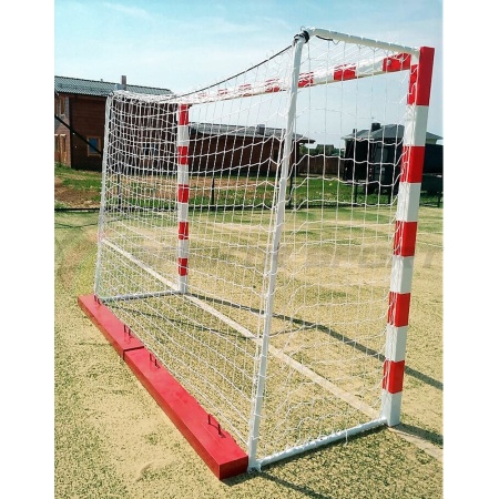 Купить Ворота мини-футбольные без сетки 2х3х1 м. (добровольный серт.) с накидным противовесом 25 кг в Лисках 