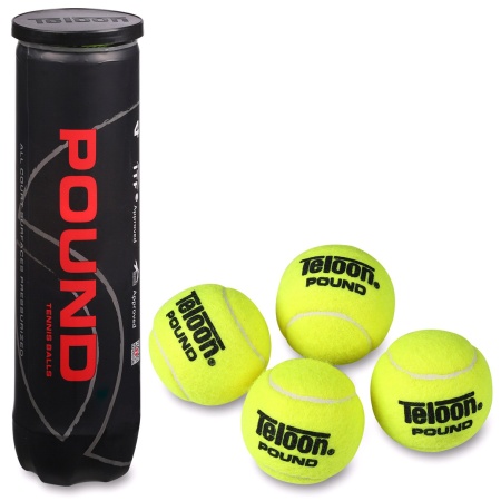 Купить Мяч для большого тенниса Teloon 828Т Р4  (4 шт) в Лисках 