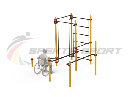 Купить Спортивный комплекс для инвалидов-колясочников WRK-D18_76mm в Лисках 